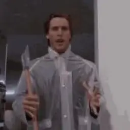 Patrick Bateman explaining