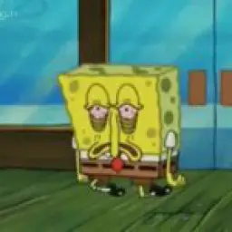 Spongebob tired