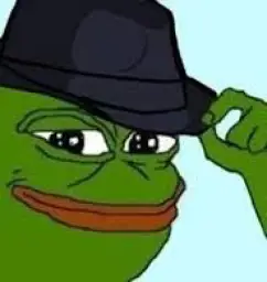 pepe tipping his hat