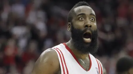 Shocked James Harden