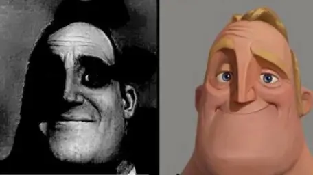 Uncanny Mr Incredible reversed