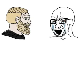 chad vs wojak