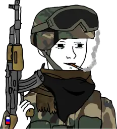 Young Russian Conscripted Soldier Wojak Twinkjak