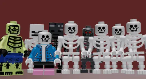 Lego Skeleton Roast meme