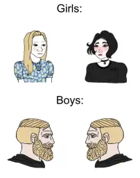 Wojak girls vs boys