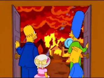 The Simpsons Hell fire