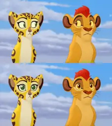 Kion and Fuli Side-eye