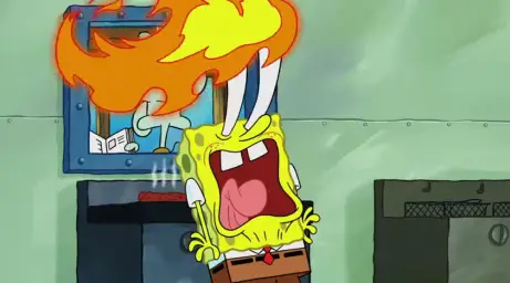 Spongebob Burning Eyes