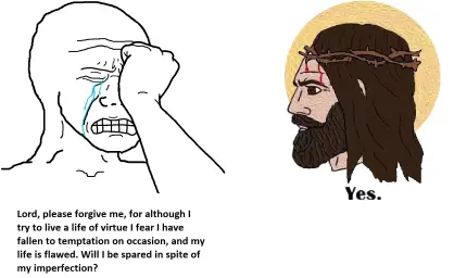 chad Jesus vs wojak