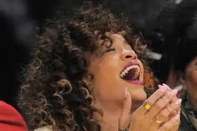 Rihanna laughing