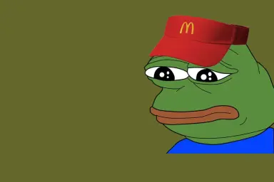 Sad crypto Pepe