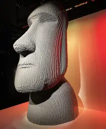 Lego Moai