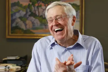 Laughing Charles Koch