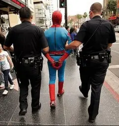 Spiderman Arrest