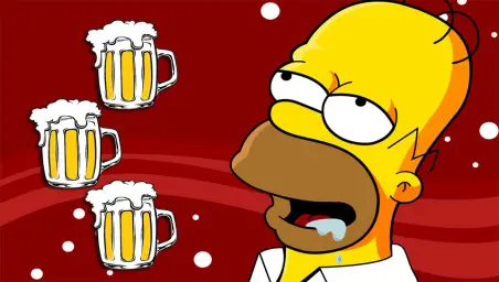 Homer Simpson Drool Beers 3