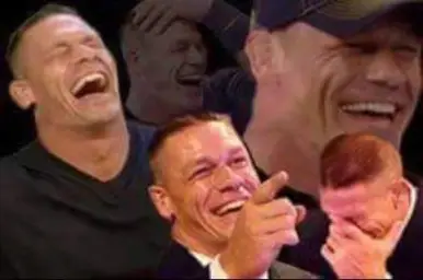 john cena laughing