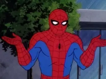 spiderman shrug