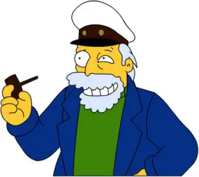 Simpsons sea captain