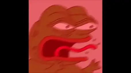 screaming pepe