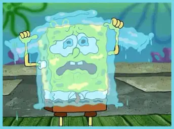 SpongeBob tears