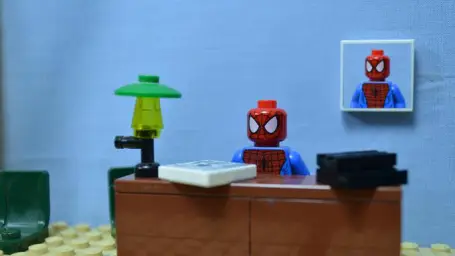 Lego Spiderman Desk