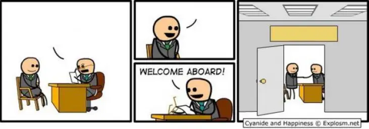 Welcome aboard