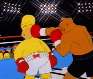 Homer Simpson vs Drederick Tatum