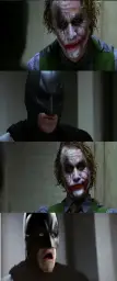 Joker scares Batman