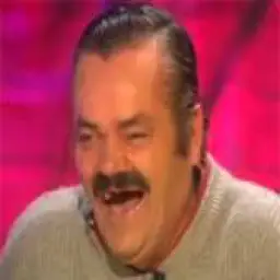 Spanish laughing man