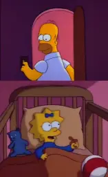 i hope you never say a word simpsons maggie homer