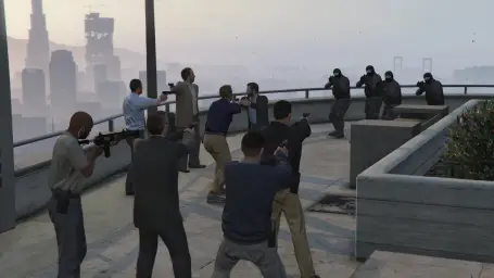 gta 5 mexican standoff