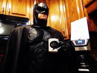 Batman coffee break