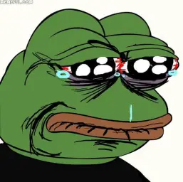 Pepe is sad and sick