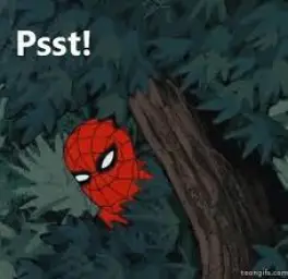 Spiderman psst