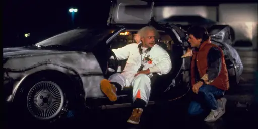 BTTF Doc brown and Marty