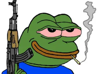 pepe with gun