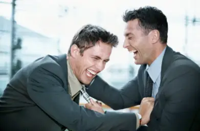 men laughing