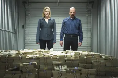 Breaking bad pile of money