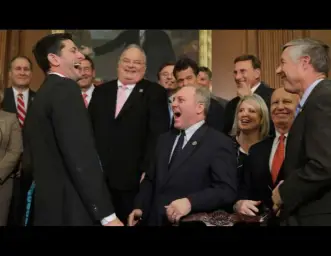 Republicans Senators laughing