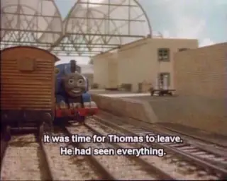 It was time for thomas to leave