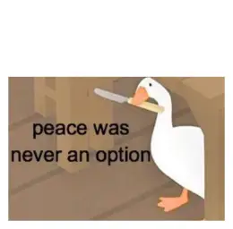 Peace Was Never An Option