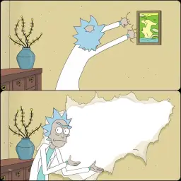 Rick Rips the Wallpaper