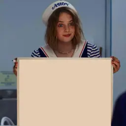 Robin Holding a Whiteboard