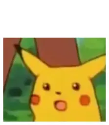 Surprised Pikachu