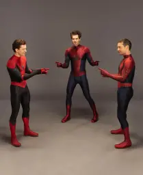 The 3 live action spider man