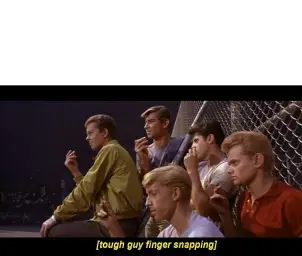 Tough Guy Finger Snapping