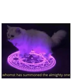 Whomst Has Summoned The Almighty One